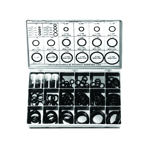 Precision Brand O-Ring Assortments, Buna-N, 300 Pieces - 1 per KT - 12930