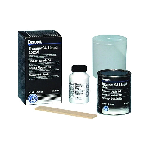 Devcon Flexane 94 Liquid, 1 Lb, Kit, Black - 1 per EA - 15250