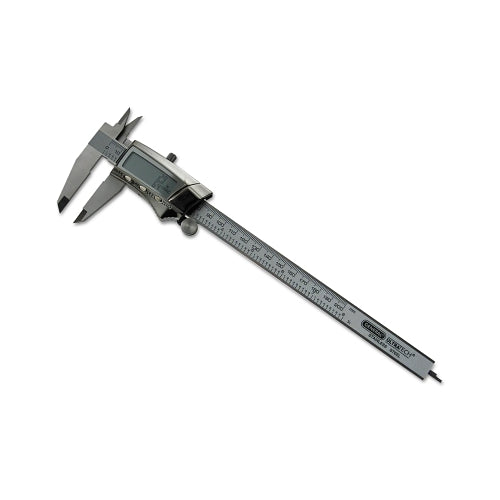 General Tools Digital/Fraction Electronic Caliper, 0-8 In, Stainless Steel - 1 per EA - 1478
