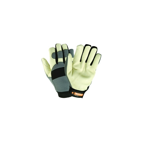 Wells Lamont Mechpro Waterproof Gloves, High Performance Fibers, Large, Gray - 1 per PR - 7760l