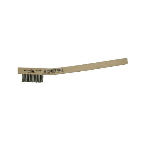 Anchor Brand Utility Brush, 3X7 Rows, Stainless Steel Bristles, Wood Block/Handle, Hand Tied - 1 per EA - 94926