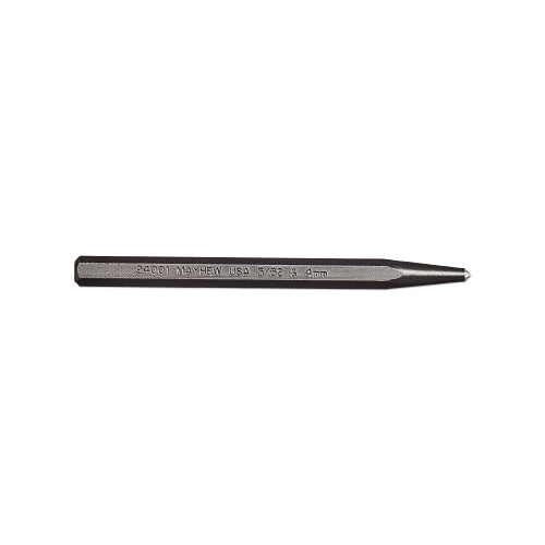 Mayhew Tools Center Punch - Full Finish, 4-1/2 In, 5/32 Inches Tip, Alloy Steel - 1 per EA - 24001