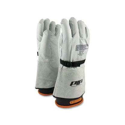 Pip Top Grain Goatskin Leather Protector Gloves, Unlined, White - 1 per PR
