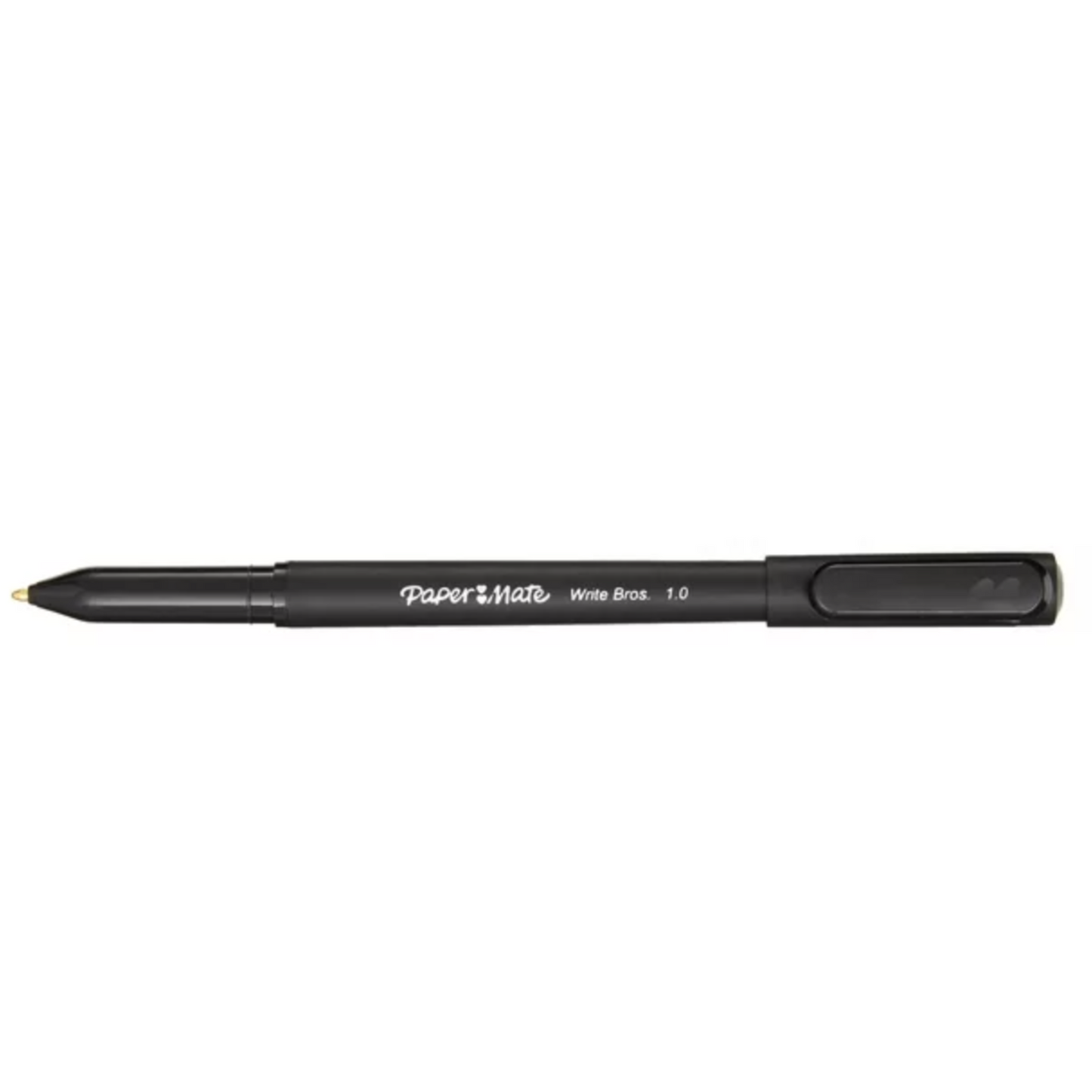 Paper Mate Ballpoint Pen, Medium Point, Black Ink, Black Barrel - 12 per BX - 3331131