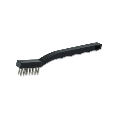 Anchor Brand Utility Brush, 3X7 Rows, Stainless Steel Bristles, Plastic Handle, Hand Tied - 1 per EA - 94939