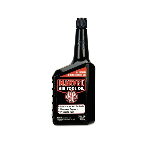 Marvel Mystery Oil Huile pour outils pneumatiques Marvel, bouteille de 32 oz - 6 par CA - MM85R1