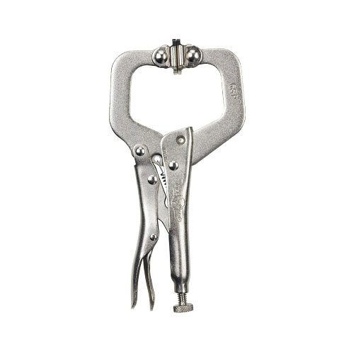 Irwin Vise-Grip Locking C-Clamps With Swivel Pads, Jaw Opens To 2-1/8 In, 6 Inches Long - 1 per EA - 18