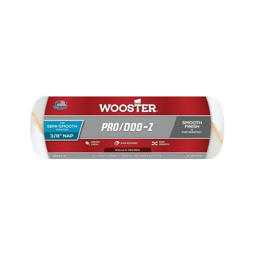Wooster Pro/Doo-Z Roller Covers, 9 In, 3/8 Inches Nap Length - 12 per BX - 0RR6420090
