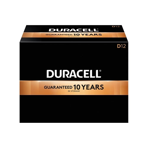 Pile alcaline Duracell Coppertop, 1,5 V, D, 12/Bx - 12 par CT - DURMN1300