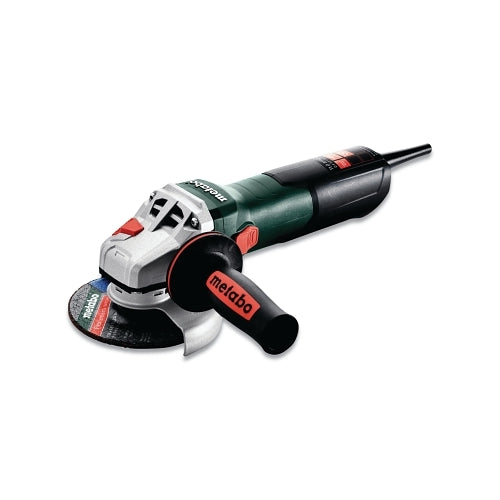 Metabo W 11-125 And Wp 11-125 Quick Angle Grinder, 4-1/2 Inches And 5 Inches Dia, 11 A, 11000 Rpm, On/Off Switch - 1 per EA - 603623420