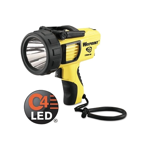 Linterna Streamlight Waypoint, (1) ion de litio recargable, 1000 lúmenes, amarillo - 1 por EA - 44910