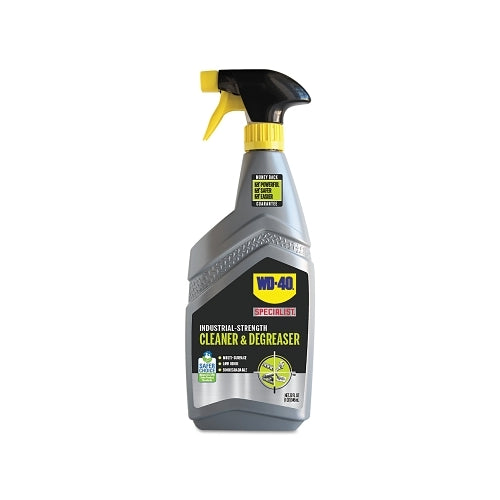 WD-40 Specialist Industrial-Strength Cleaner & Degreaser, 32 Oz, Trigger Spray Bottle, Unscented - 6 per CA - 300356