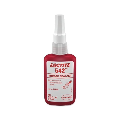 Loctite 542 x0099  Thread Sealant, Fine Threads, 50 Ml Bottle, Brown - 1 per BO - 237051