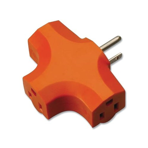 Southwire Adapter, 3-Outlet, Orange - 1 per EA - 099068803
