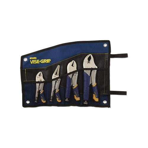 Irwin Vise-Grip Fast Release x0099  Locking Pliers Set, 4 Pc, 10Cr, 7R, 6Ln, 5Wr, Bag - 1 per ST - IRHT82592