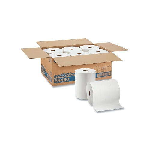 Georgia-Pacific Enmotion Paper Towel Roll, White, 10 Inches X 800 Ft - 6 per CA - 89460