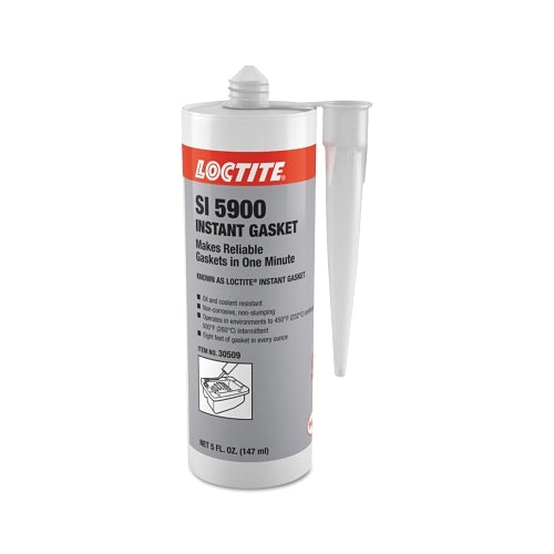 Loctite Instant Gasket, 5 Oz Cartridge, Black - 1 per EA - 270637