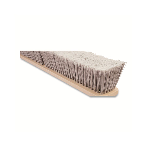 Magnolia Brush No. 37 Line Floor Brush, 36 Inches Hardwood Block, 3 Inches Trim, Silver Flagged Tip Poly - 1 per EA - 3736LH