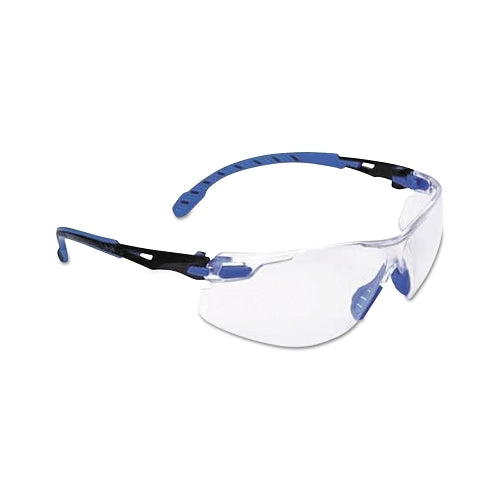 3M Solus 1000 Series Protective Eyewear, Clear Lens, Polycarbonate, Anti-Fog, Anti-Scratch, Blue/Black Frame - 20 per CA - 7100079183