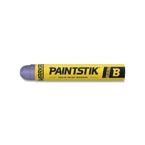 Markal Paintstik Original B Solid Paint Marker, 11/16 Inches Dia, 4-3/4 Inches L, Purple - 12 per DZ - 80228