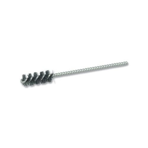 Weiler Round Power Tube Brush, 3/8 Inches Dia, 0.004 Inches Thick, 3-1/2 Inches Length - 1 per EA - 21073