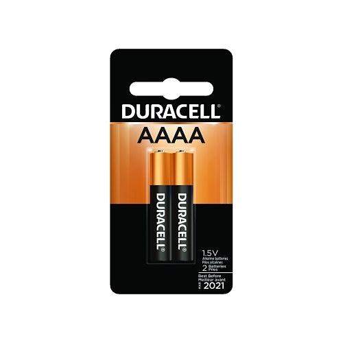 Batería alcalina Duracell Coppertop, 1,5 V, AAA, 2 Ea/Pk - 2 por CD - DURMX2500B2PK