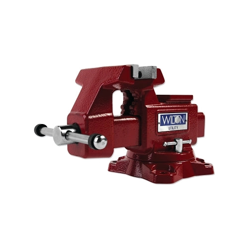 Wilton Utility Bench Vise, 4-1/2 Inches Jaw Width, 2-3/4 Inches Throat Depth, 360° Swivel - 1 per EA - 28818