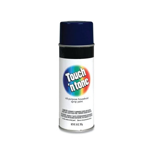 Rust-Oleum Touch 'N Tone Spray Paint, 10 Oz, Gloss Dark Blue - 6 per CA - 55290830