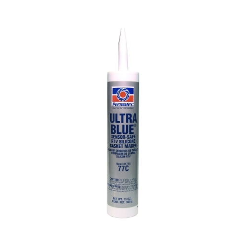 Permatex Ultra Silicone Rtv Junta Maker, 13 Oz, Cartucho, Ultra Azul - 12 por CS - 81725