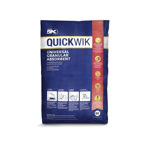 Brady Quickwik Universal Granular Absorbent, 20 Lb Bag, Pallet Of 48 - 20 per BG - QW-20