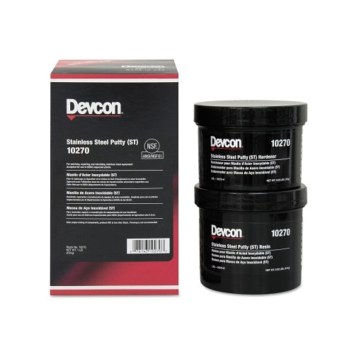 Devcon Stainless Steel Putty (St), 1 Lb, Can - 1 per EA - 10270