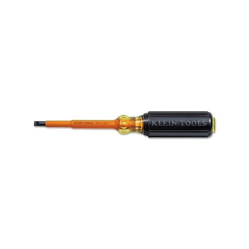 Klein Tools Insulated Screwdriver, 1/4 In, Cabinet Tip - 1 per EA - 6024INS