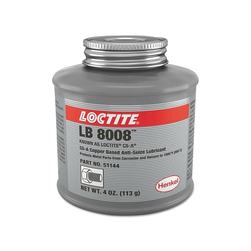 Loctite Lb 8008 x0099  C5-A Copper Based Anti-Seize Lubricant, 4 Oz Can - 1 per CN - 234259