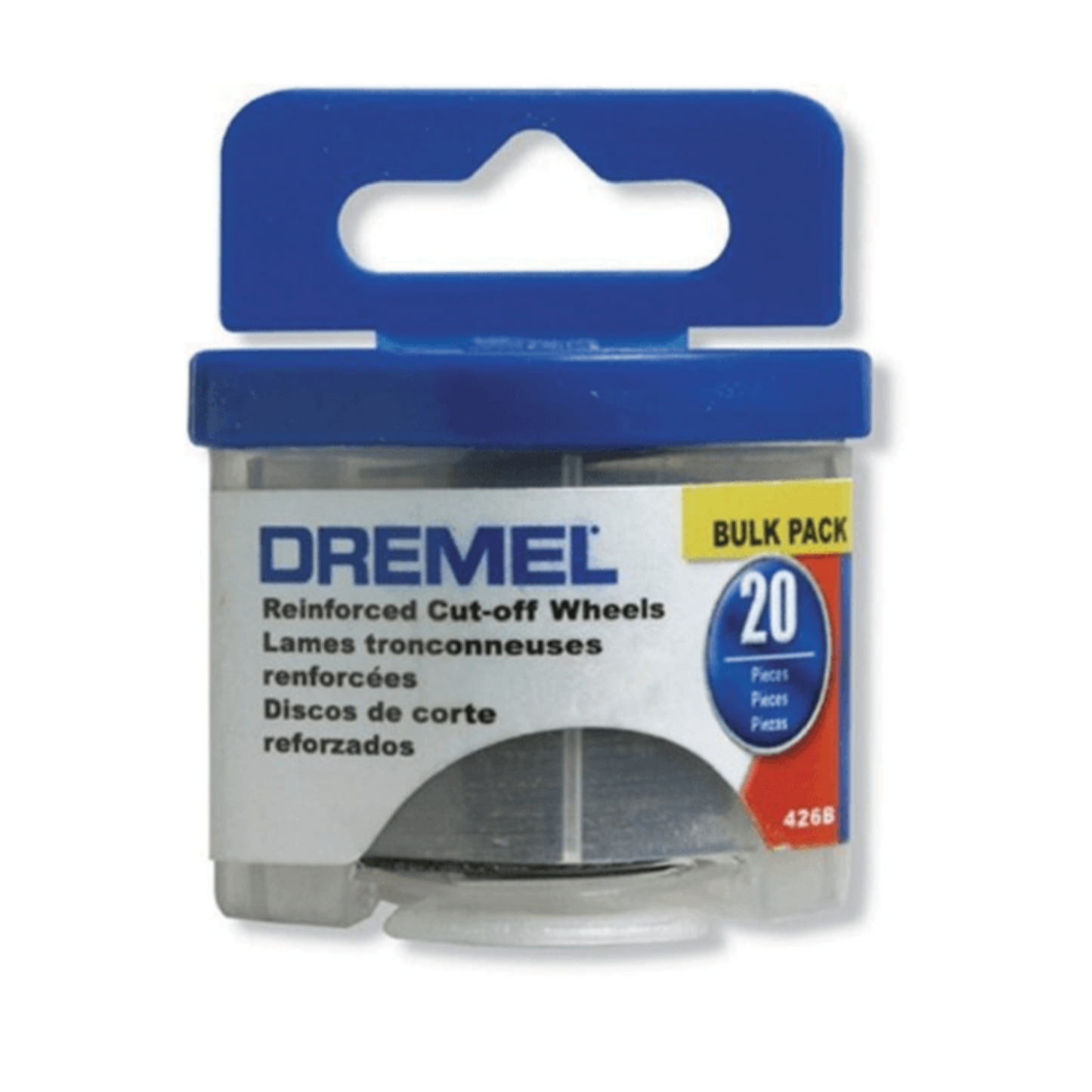 Dremel 426B 1 Pack (20 x Pieces) 1-1/4 Inch Diameter Fiberglass Reinforced Cut-Off Wheels - 426B