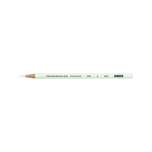 Prismacolor Premier Soft Core Colored Pencil, White - 12 per DZ - 03365