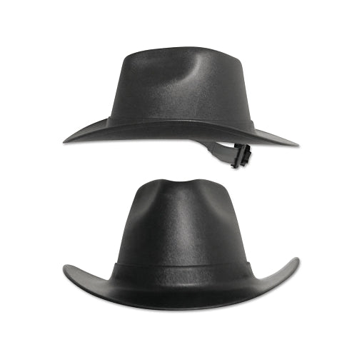 Occunomix Vulcan Cowboy Hard Hat, Ratchet, Hard Hat, Black - 1 per EA - VCB20006
