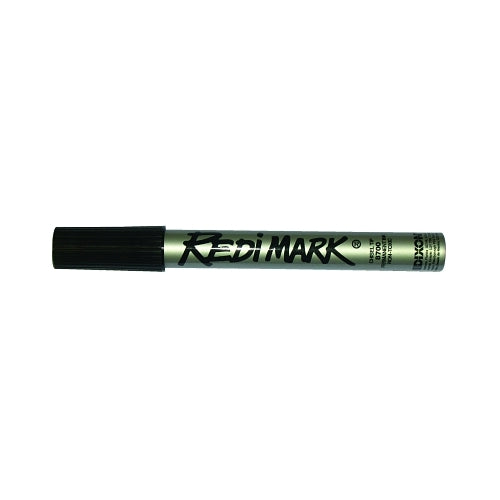 Dixon Ticonderoga Redimark Metal Cased Marker, Black, Chisel - 12 per DZ - 87170