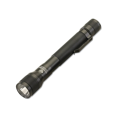 Streamlight Linterna LED Streamlight Jr, 2 AA, 225 lúmenes, negra - 1 por EA - 71500