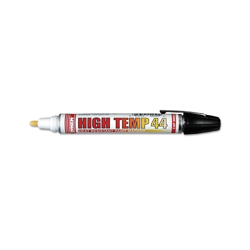 Dykem High Temp Marker, Black, Medium, Threaded Cap - 12 per BX - 44250