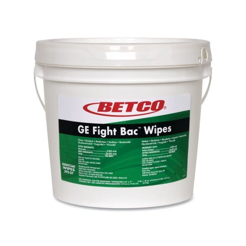 Betco Ge Fight Bac x0099  Disinfectant Wipes, 500 Sheets, Pail, - 4 per CA - 392F100