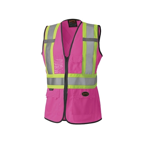 Pioneer 139Pku Ladies Mesh Vest, X-Large, Pink - 1 per EA - V1021840UXL