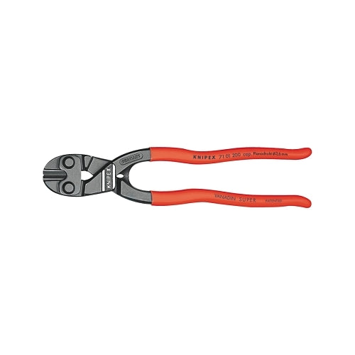 Knipex Cobolt Compact Bolt Cutter, 8 Inches Oal, 1/4 Inches Cutting Cap, Micro-Structured Cutting Edge - 1 per EA - 7101200