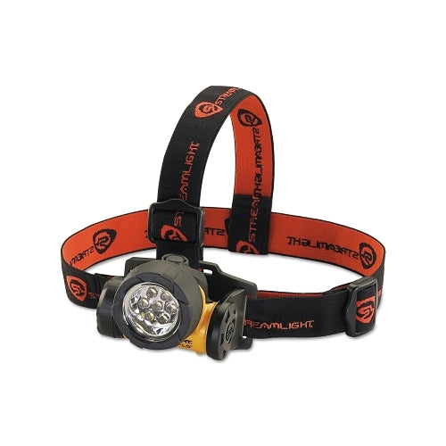 Lampe frontale Streamlight Septor Haz-Lo, 3 Aaa, 20 à 85 lumens, jaune - 1 par EA - 61024