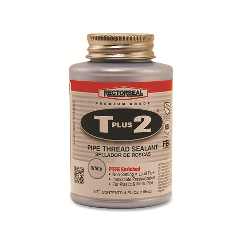 Rectorseal T Plus 2 Pipe Thread Sealant, 1/4 Pt, Can - 1 per CAN - 23631