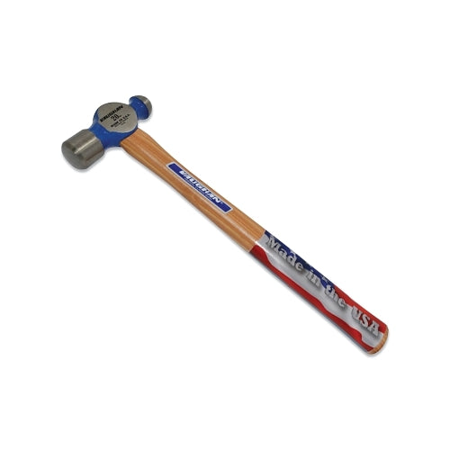 Vaughan Commercial Ball Pein Hammer, Hickory Handle, 15 In, Forged Steel 20 Oz Head - 1 per EA - TC120