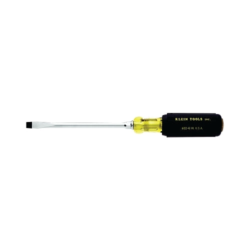 Klein Tools Keystone-Tip Cushion-Grip Screwdrivers, 5/16 In, 10 15/16 Inches Overall L - 1 per EA - 6026