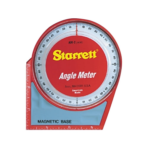 L.S. Starrett Angle Meter, Magnetic, 0 To 90 Degree - 1 per EA - 36080
