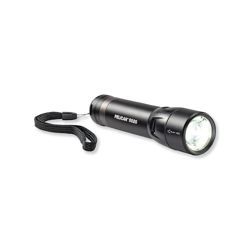 Pelican x0099  5000 Series Led Flashlights, 4-Aaa Alkaline, High 586/Med 217/Low 20 Lumens, Black - 1 per EA - 0502000100110