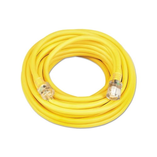 Southwire Vinyl Extension Cord, 100 Ft, 1 Outlet, Yellow - 1 per EA - 026898802