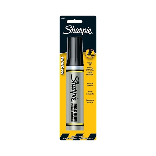 Sharpie Magnum Permanent Marker, Black, Oversized, Broad Chisel Tip, 6 Ea/Bx - 6 per BX - 2178494